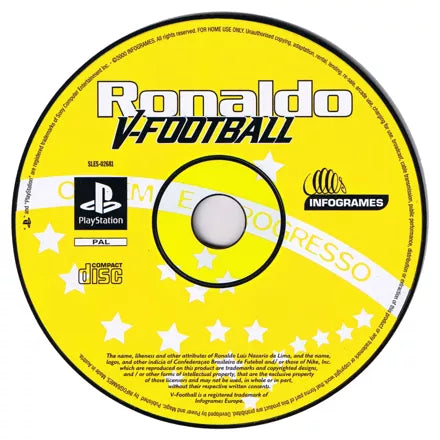Ronaldo V-Football - PS1 Spill - Retrospillkongen