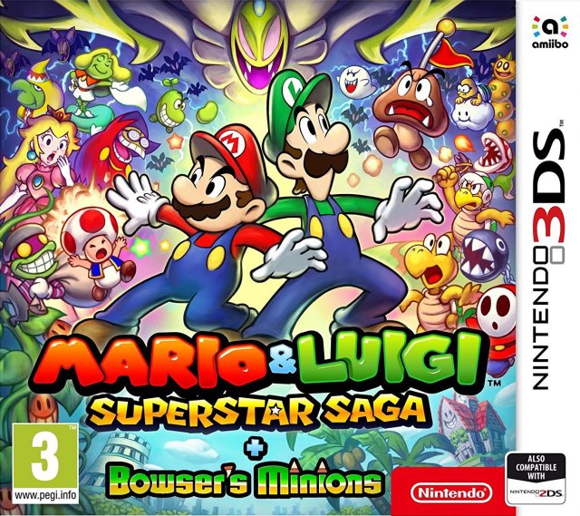 Mario & Luigi: Superstar Saga + Bowser's Minions - Nintendo 3DS spill - Retrospillkongen