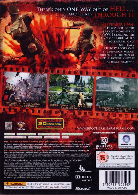 Brothers in Arms: Hell's Highway - Xbox 360 spill - Retrospillkongen