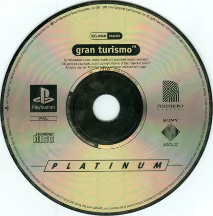Gran Turismo: The Real Driving Simulator - PS1 spill