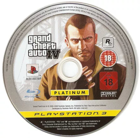 Grand Theft Auto IV - PS3 spill