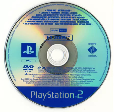 Formula One 05 | F1 05 - PS2 spill