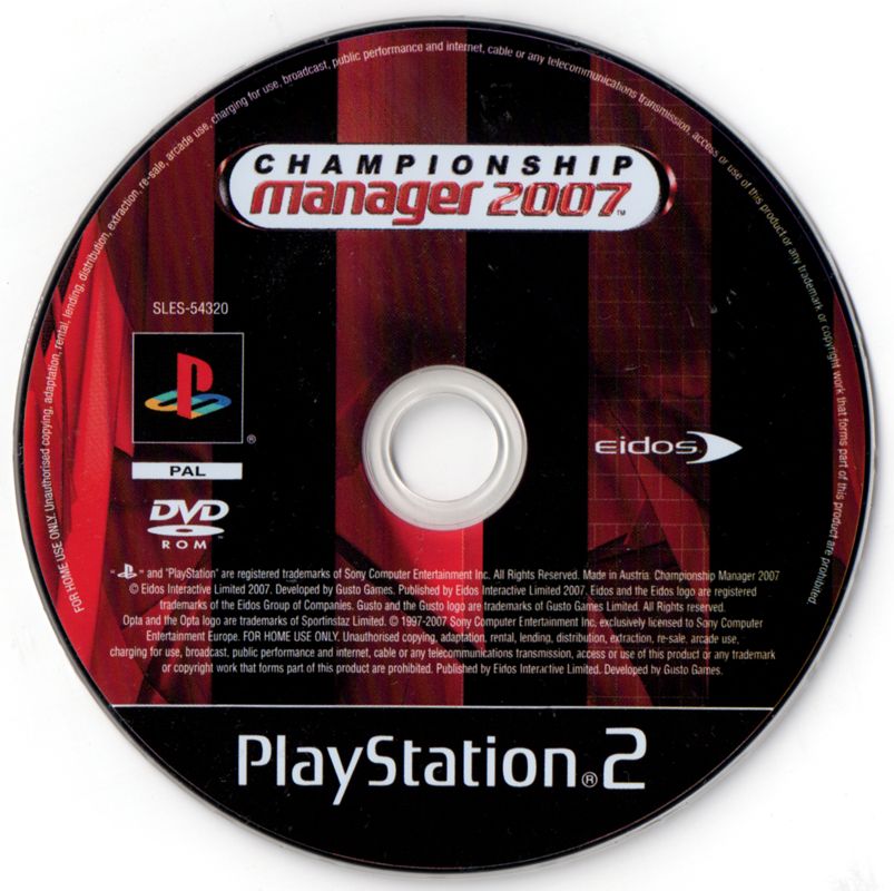 Championship Manager 2007 - PS2 spill - Retrospillkongen