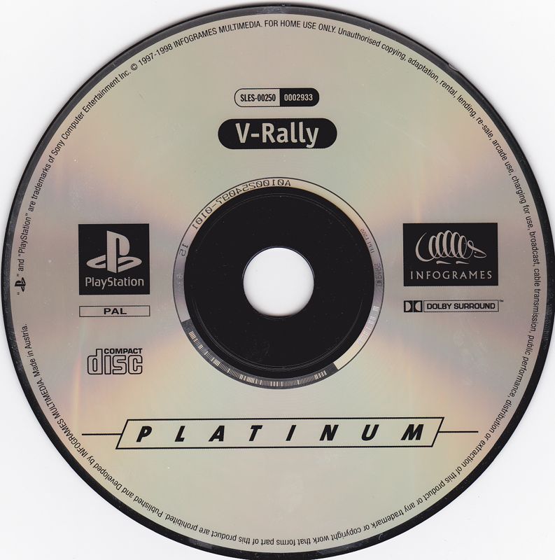 V-Rally: 97 Championship Edition - PS1 spill - Retrospillkongen