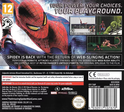 The Amazing Spider-Man - Nintendo DS spill - Retrospillkongen