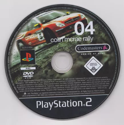 Colin Mcrae Rally 04 - PS2 spill