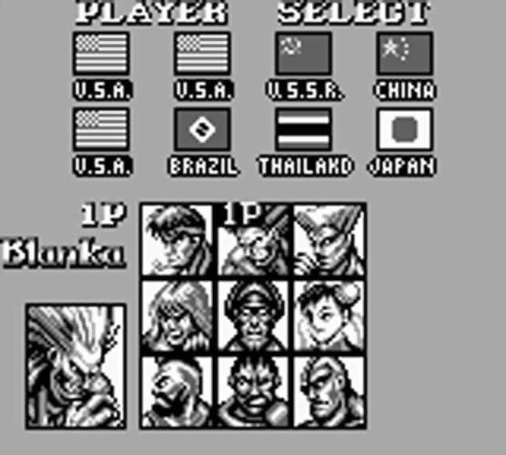 Street Fighter II - Gameboy spill - Retrospillkongen
