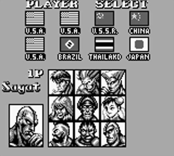 Street Fighter II - Gameboy spill - Retrospillkongen