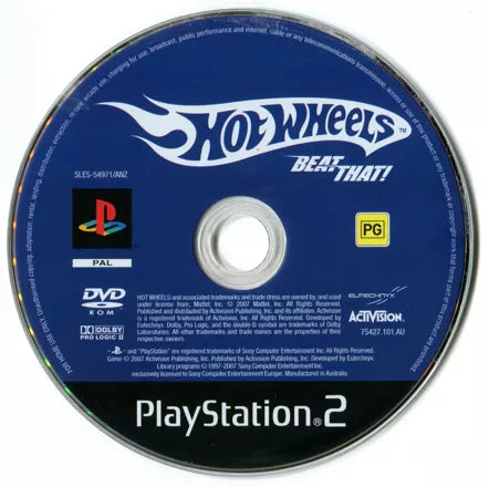 Hot Wheels: Beat That! - PS2 spill