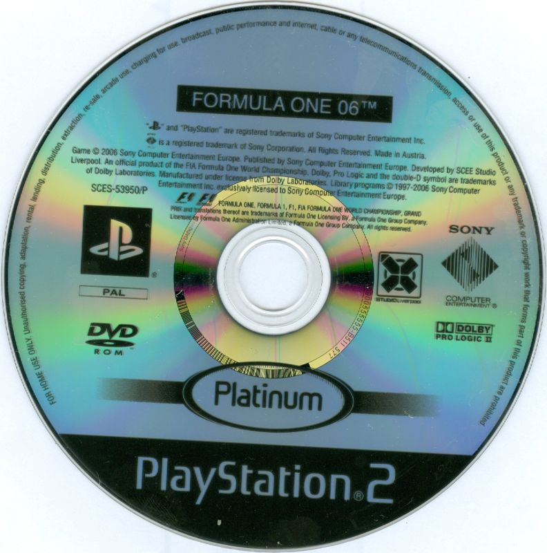Formula One 06 - PS2 spill