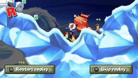 Worms: Open Warfare 2 - PSP spill - Retrospillkongen