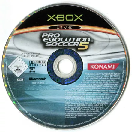 Pro Evolution Soccer 5 - Xbox spill - Retrospillkongen