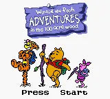 Winnie the Pooh: Adventures in the 100 Acre Wood - GameBoy Color spill