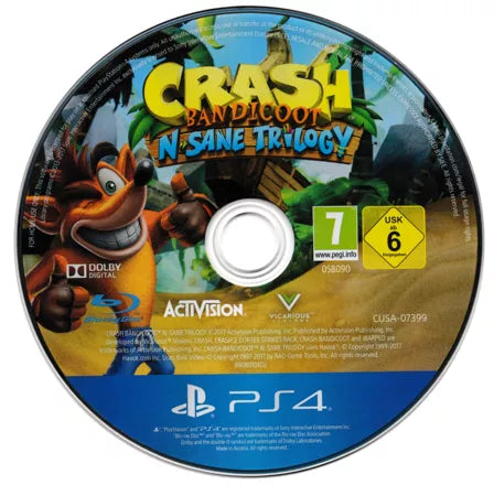 Crash Bandicoot: N. Sane Trilogy - PS4 Spill - Retrospillkongen