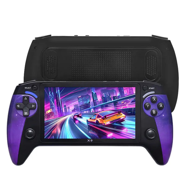 X9 Håndholdt Retrokonsoll, 3000+ spill, 8GB