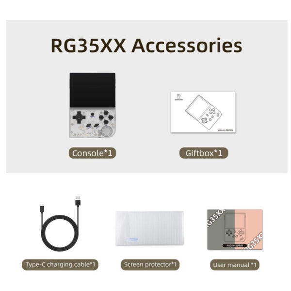 Anbernic RG35XX: 5000+ Spill, 64GB, IPS-Skjerm - Retrospillkongen