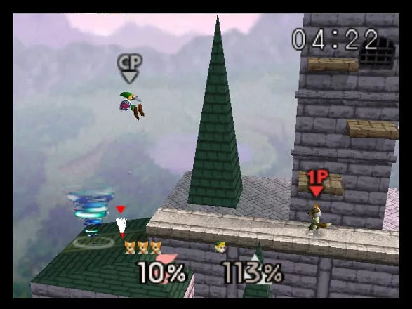 Renovert Super Smash Bros. - N64 spill - Retrospillkongen