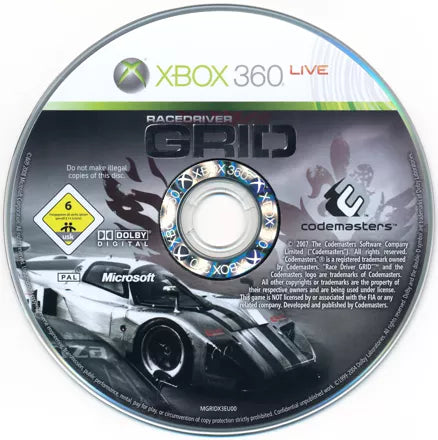 RaceDriver: GRID - Xbox 360 spill