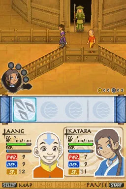 Avatar: The Last Airbender - The Burning Earth - Nintendo DS spill - Retrospillkongen