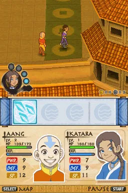 Avatar: The Last Airbender - The Burning Earth - Nintendo DS spill - Retrospillkongen