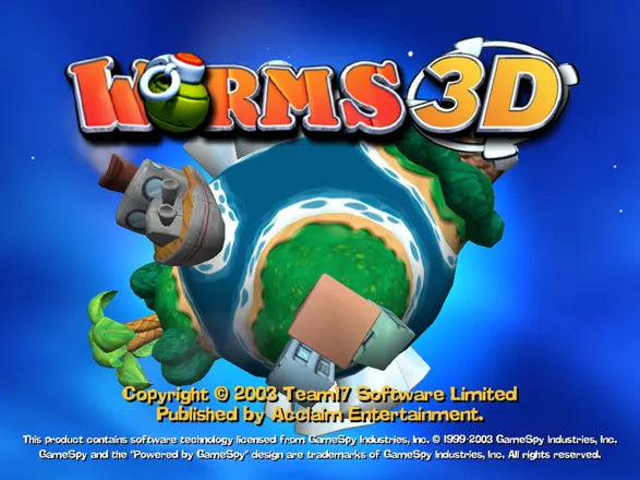 Worms 3D - Gamecube spill - Retrospillkongen