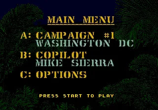 Jungle Strike: The Sequel to Desert Strike - SEGA Mega Drive spill