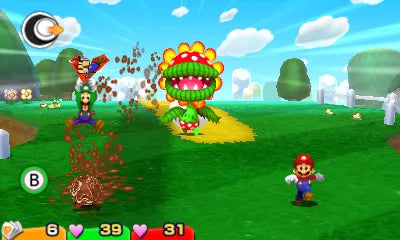 Mario & Luigi: Paper Jam Bros - Nintendo 3DS spill - Retrospillkongen