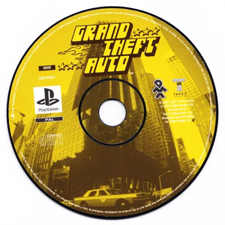 Grand Theft Auto - PS1 spill - Retrospillkongen