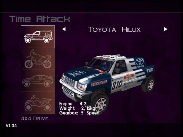 Paris-Dakar Rally - PS2 spill - Retrospillkongen