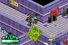 The Incredible Hulk - GBA spill