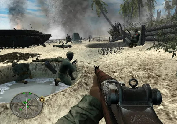 Call of Duty: World at War - Final Fronts - PS2 spill - Retrospillkongen