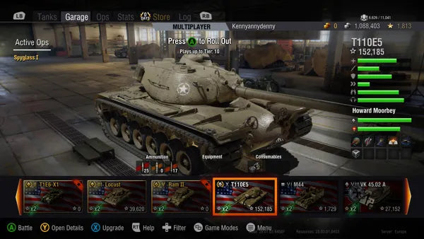 World of Tanks - Xbox 360 spill