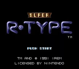 Super R-Type - SNES spill