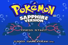 Pokémon Sapphire Version - GBA spill - Retrospillkongen
