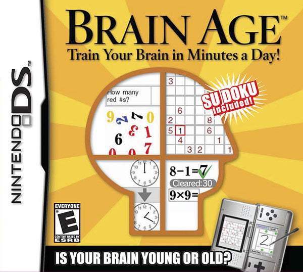 Brain Age: Train Your Brain in Minutes a Day! - Nintendo DS spill - Retrospillkongen