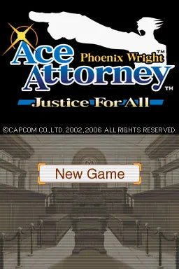 Phoenix Wright: Ace Attorney - Justice for All - Nintendo DS spill - Retrospillkongen