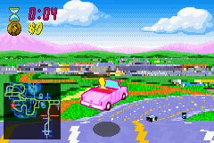 The Simpsons: Road Rage (NTSC) - GBA spill