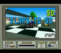 Stunt Race FX - SNES spill - Retrospillkongen