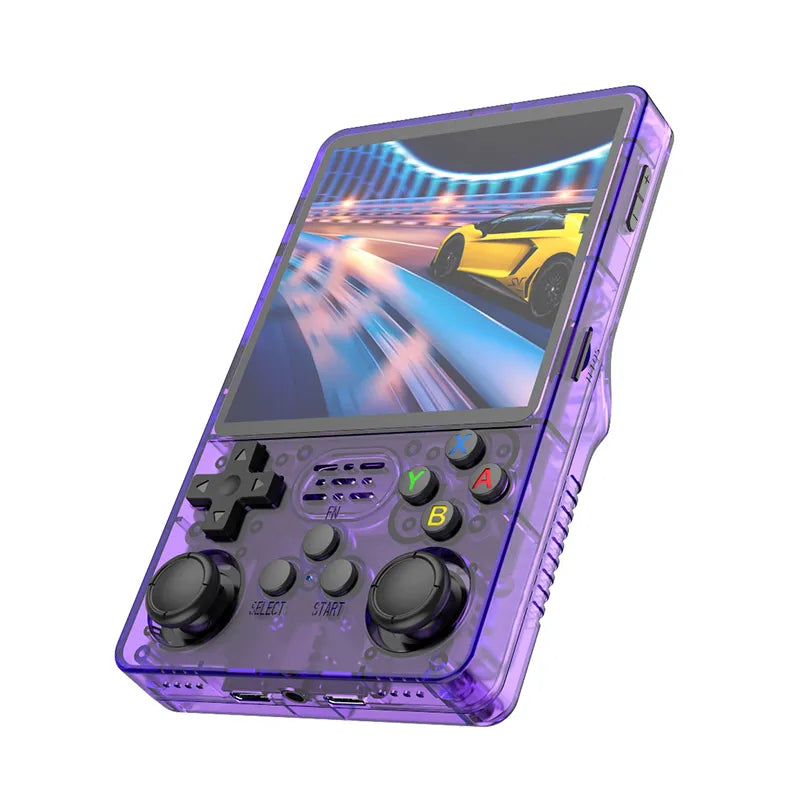 R36S Plus - Retro Spill Konsoll, Open Source, 128GB, med 20.000+ spill - Retrospillkongen