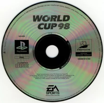 World Cup 98 - PS1 Spill - Retrospillkongen