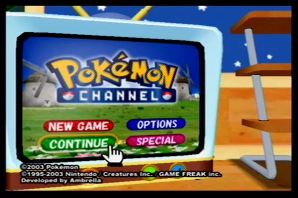 Pokémon Channel - Gamecube spill