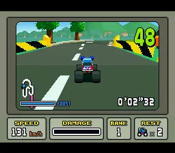 Stunt Race FX - SNES spill - Retrospillkongen