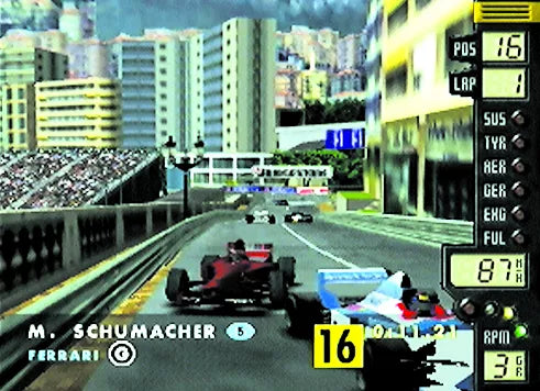 F-1 World Grand Prix - N64 Spill - Retrospillkongen