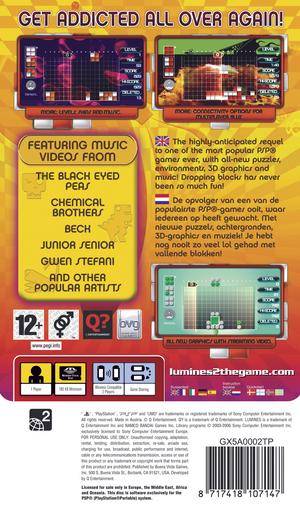 Lumines II - PSP spill - Retrospillkongen