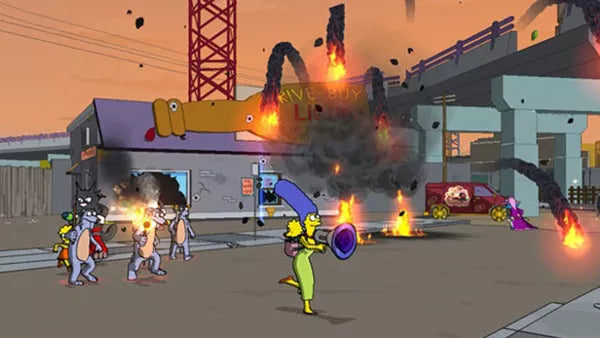 Renovert The Simpsons Game - PSP spill - Retrospillkongen