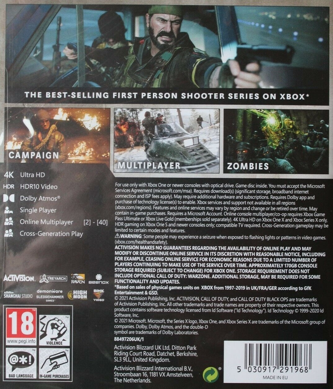 Call of Duty: Black Ops - Cold War - Xbox One spill - Retrospillkongen