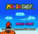 Mario Golf - GBC spill - Retrospillkongen