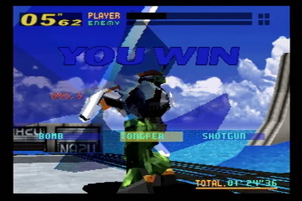 Cyber Troopers Virtual On - SEGA Saturn spill - Retrospillkongen