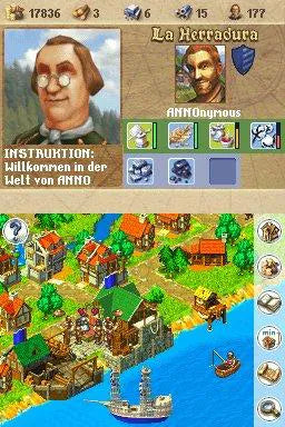 Anno 1701: Dawn of Discovery - Nintendo DS spill - Retrospillkongen