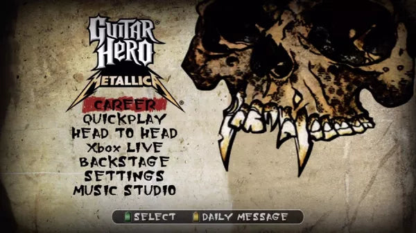 Guitar Hero Metallica - Xbox 360 spill